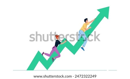 flat growth hacking  vector.  business technology, hacker hack, marketing analysis flat growth hacking character. people flat cartoon illustration