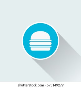 flat hamburger icon 