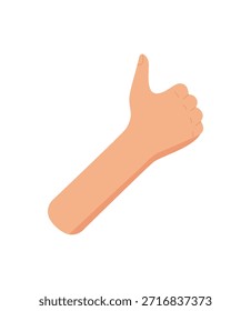Mano plana con la piel desnuda que muestra la etiqueta engomada número uno del gesto del dedo. El brazo apunta hacia arriba en una postura aislada. Perfecto para contar, conceptos matemáticos o materiales educativos.