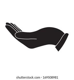 flat of the hand icon