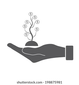 flat of the hand icon