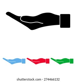 flat of the hand icon