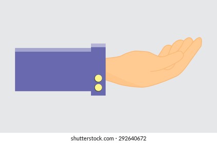 flat of the hand icon