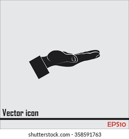 flat of the hand icon