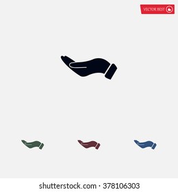 flat of the hand icon