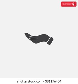 flat of the hand icon
