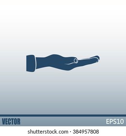 flat of the hand icon