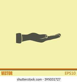 flat of the hand icon