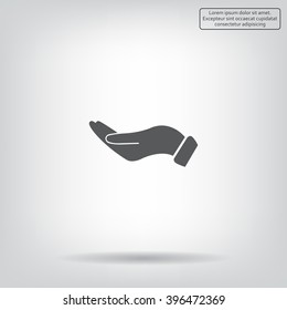 flat of the hand icon