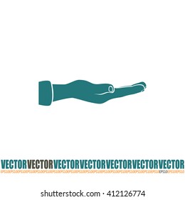 flat of the hand icon