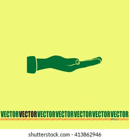flat of the hand icon