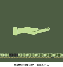 flat of the hand icon
