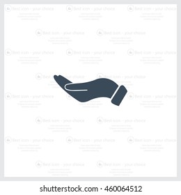 flat of the hand icon