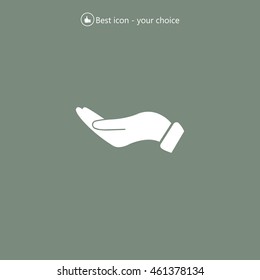 flat of the hand icon