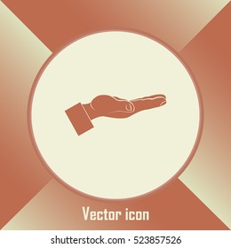 flat of the hand icon