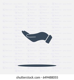 flat of the hand icon