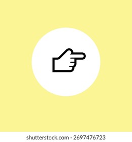 Icono de mano plana Ilustración vectorial 