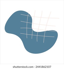 Flat handrawn minimal cute vector element