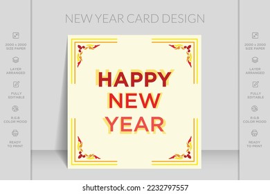 Fondo de textura de año nuevo feliz y plano