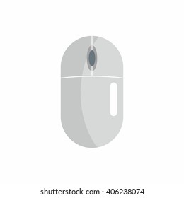 Flat hardware mouse icon for repair service design. Vector illustration