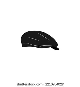 flat hat logo icon vector template
