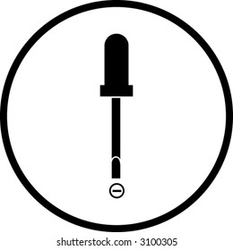 flat head screwdriver symbol