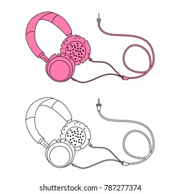 Flat Headphones icon