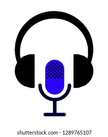 Flat Headphones Icon, Vector headphone icon. Element of simple music icon for mobile concept and web apps. Isolated headphone icon can be used for web and mobile on white background