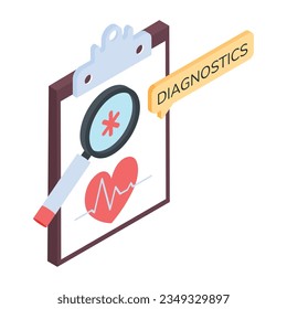Flat Health Accessories Isometric Icons 

