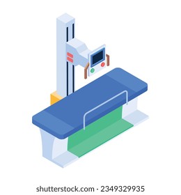 Flat Health Accessories Isometric Icons 

