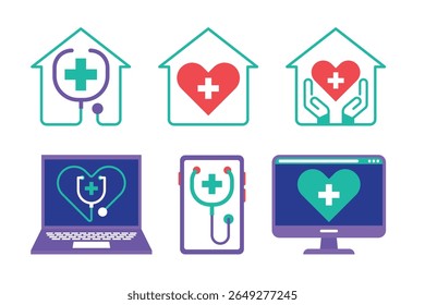 Flat Healthcare and Medical Icons Collection