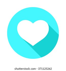 Flaches Herzsymbol.