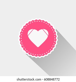 flat heart icon