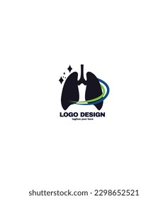 Flat heart logo vector design illustration