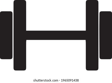 flat high definition weight icon
