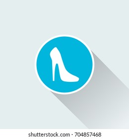 flat High Heel Shoe icon