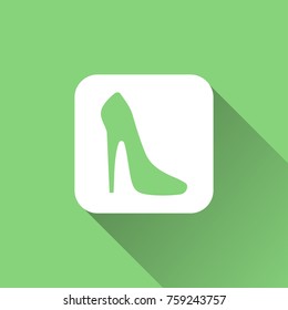 flat High Heel Shoe icon