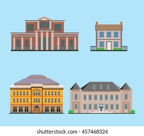 Flat Historical Buildings