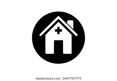Icono de inicio plano Ilustración vectorial.