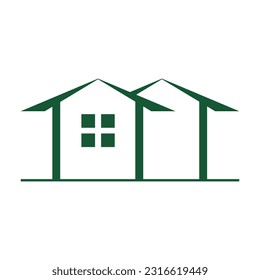 Flaches Logo Symbol, Vektorgrafik.