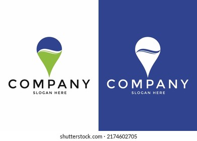 flat hot air balloon logo illustrations