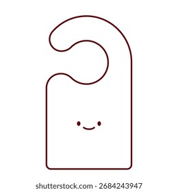 Vector de llave de puerta de hotel plano
