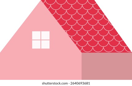 Flat house icon with minimal design. Great for real estate, home services, housing apps, or family-related content.