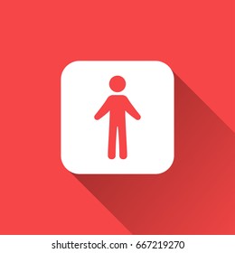 flat human icon