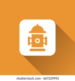 flat hydrant icon