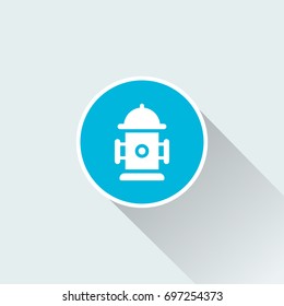 flat hydrant icon