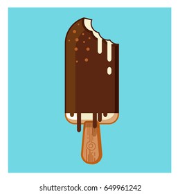 flat ice lolly 