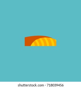 Flat Icon Agriculture Element. Vector Illustration Of Flat Icon Field Isolated On Clean Background. Can Be Used As Agriculture, Field And Plain Symbols.