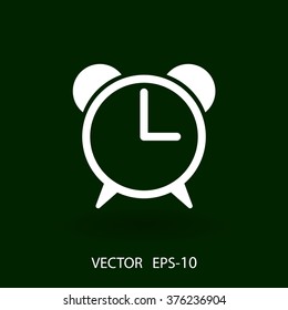 Ícone plano do despertador