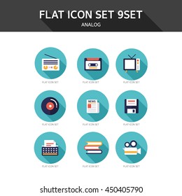 Flat icon Analogue